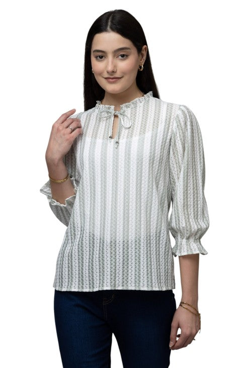 Full Sleeve Textured Top