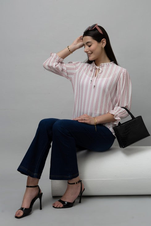 Full Sleeve Textured Top