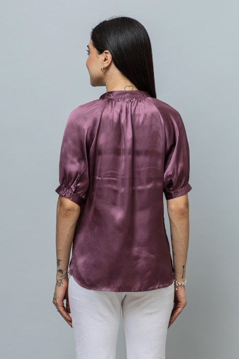 Raglan Sleeves Shirt Style Top