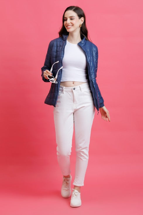 Quilted Zipper Jacket
