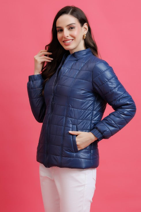 Quilted Zipper Jacket