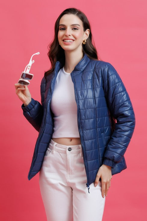 Quilted Zipper Jacket