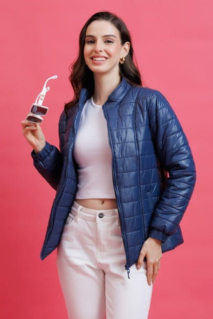 Quilted Zipper Jacket