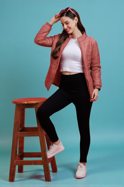 Quilted Zipper Jacket