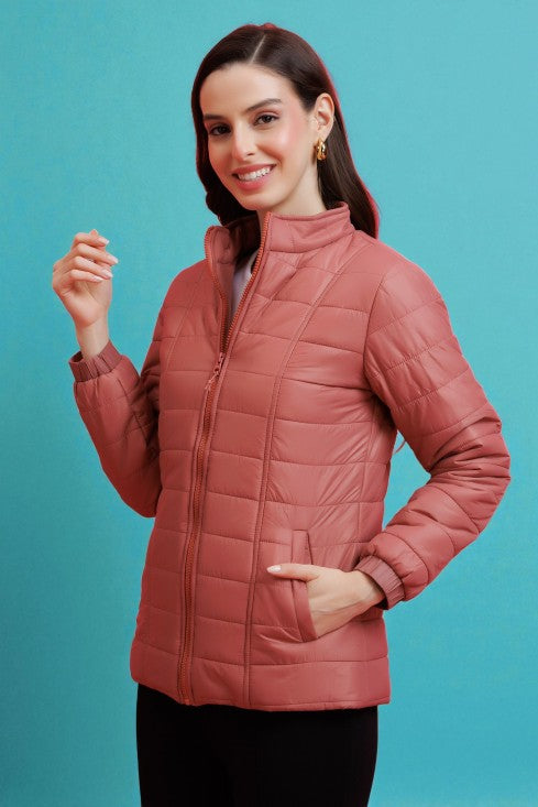 Quilted Zipper Jacket