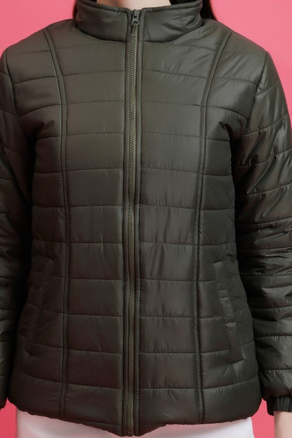 Quilted Zipper Jacket