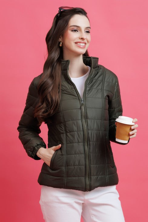 Quilted Zipper Jacket