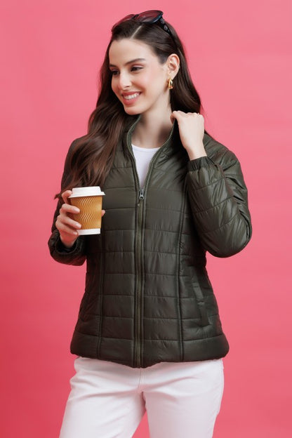 Quilted Zipper Jacket