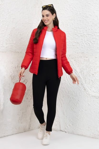 Quilted Zipper Jacket