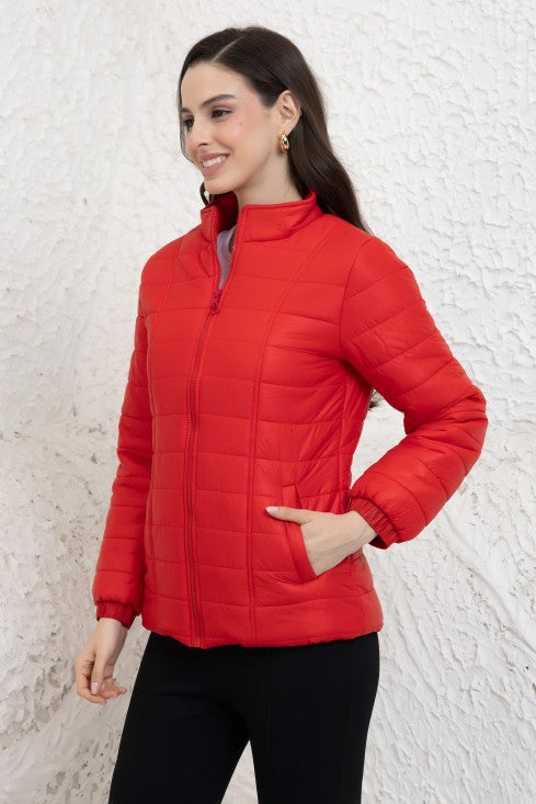 Quilted Zipper Jacket