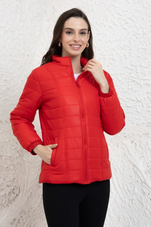 Quilted Zipper Jacket
