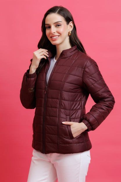 Quilted Zipper Jacket