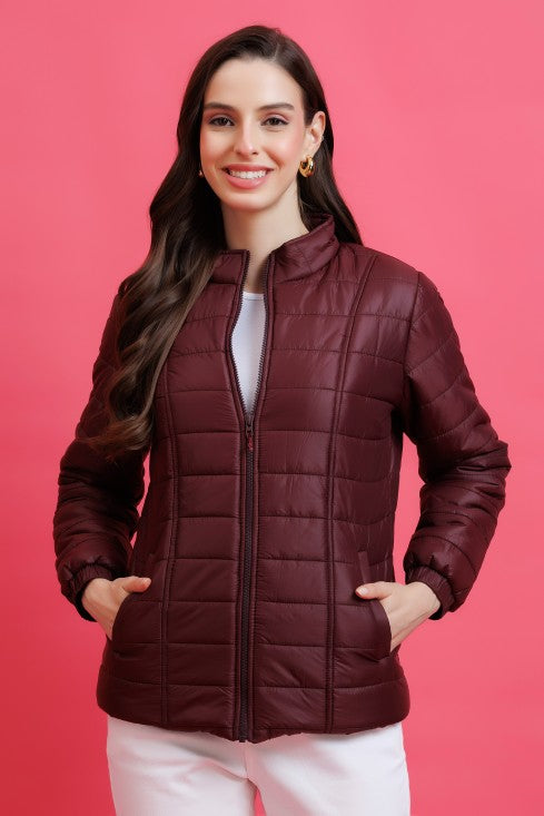 Quilted Zipper Jacket