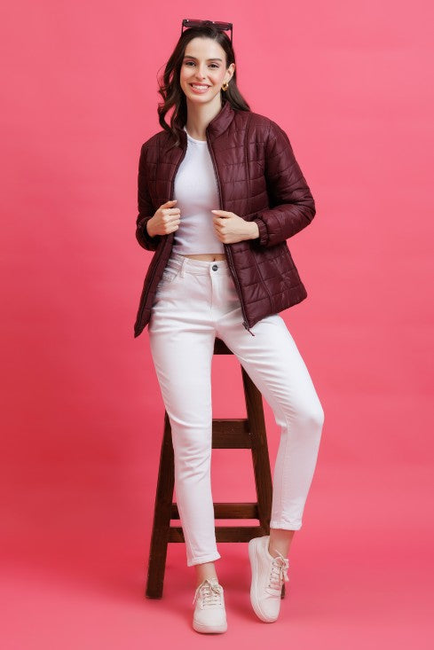 Quilted Zipper Jacket