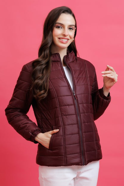 Quilted Zipper Jacket