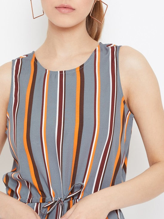 Stripes Printed Playsuit