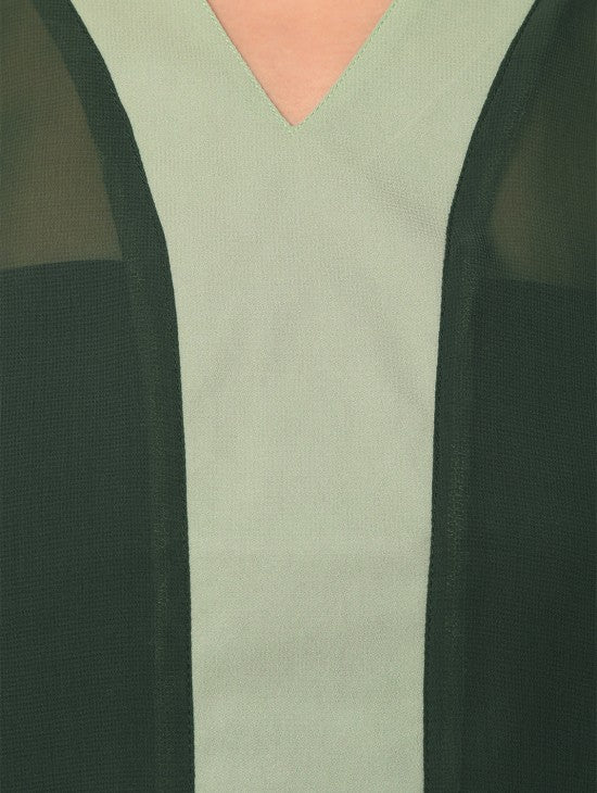 PURYS solid green top