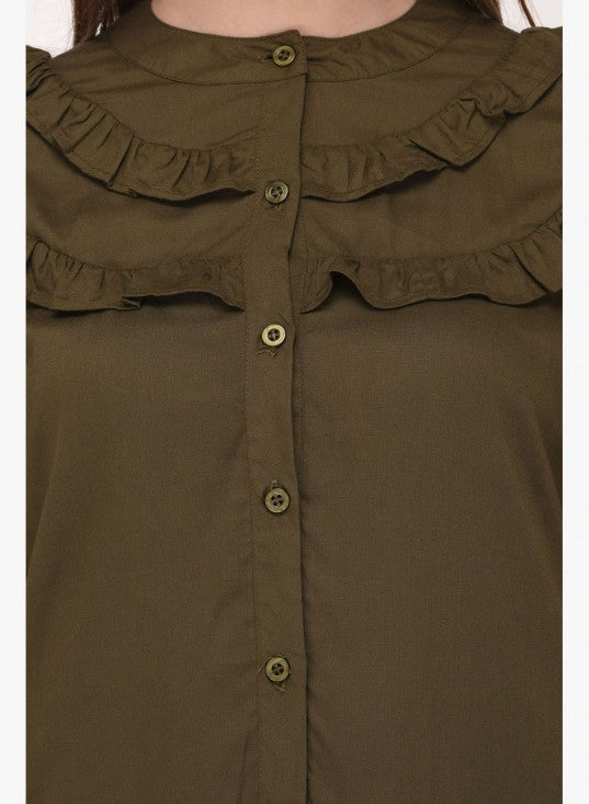 Double yoke shirt