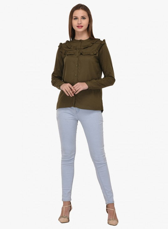Double yoke shirt