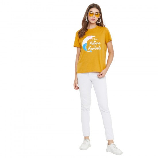Printed short sleeves t-shirt