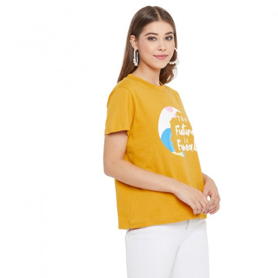 Printed short sleeves t-shirt