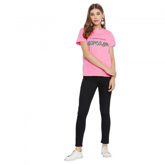 Printed short sleeves t-shirt