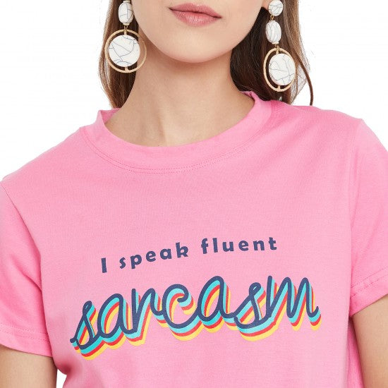 Printed short sleeves t-shirt
