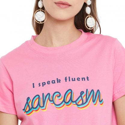 Printed short sleeves t-shirt