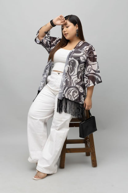 Printed Kimono