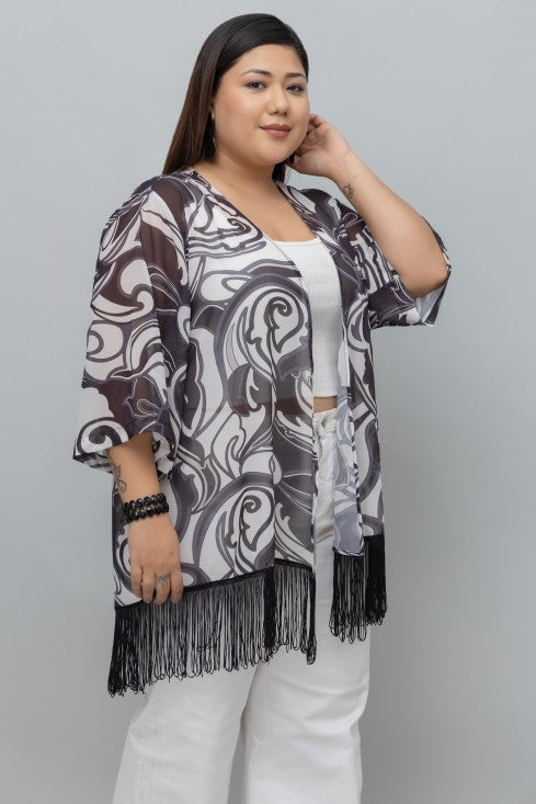 Printed Kimono