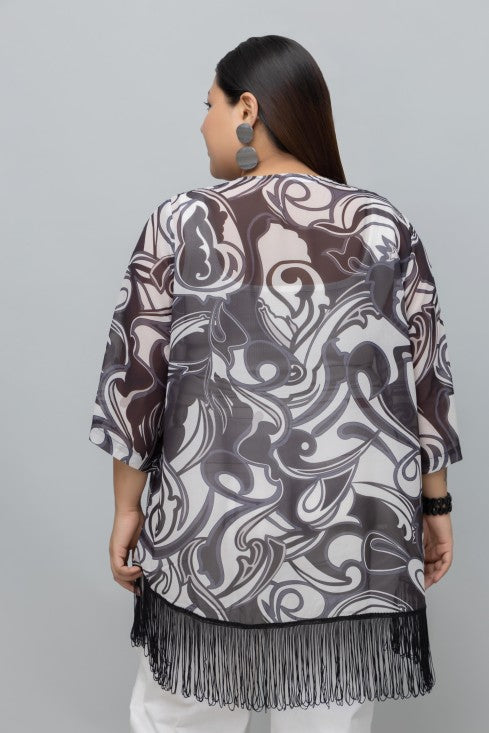 Printed Kimono