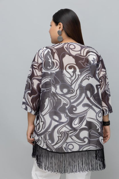Printed Kimono
