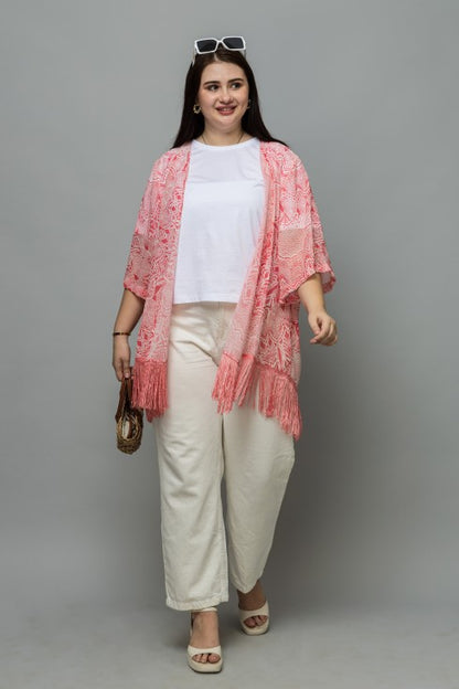 Abstract Print Kimono