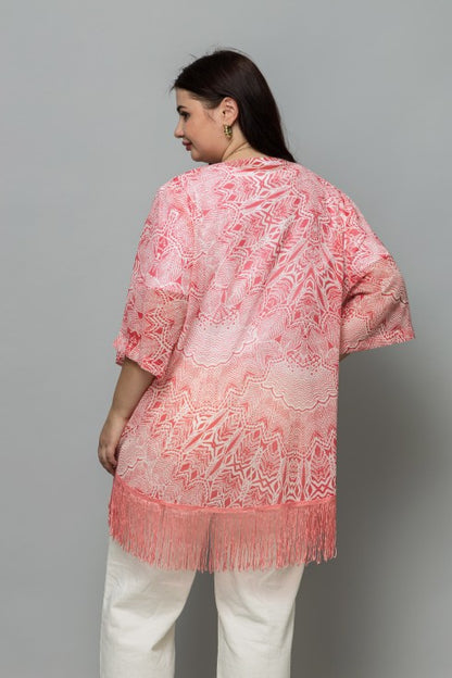 Abstract Print Kimono