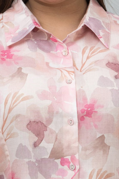 Floral Linen Shirt
