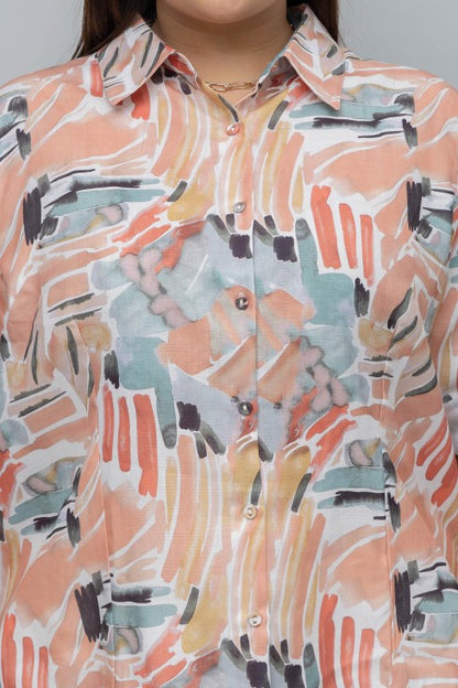 Abstract Print Shirt