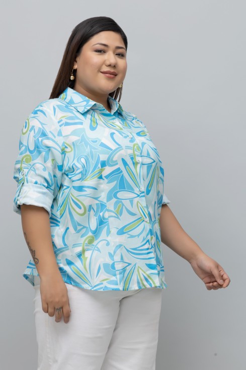 Abstract Print Shirt