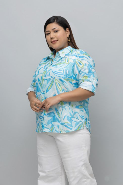 Abstract Print Shirt