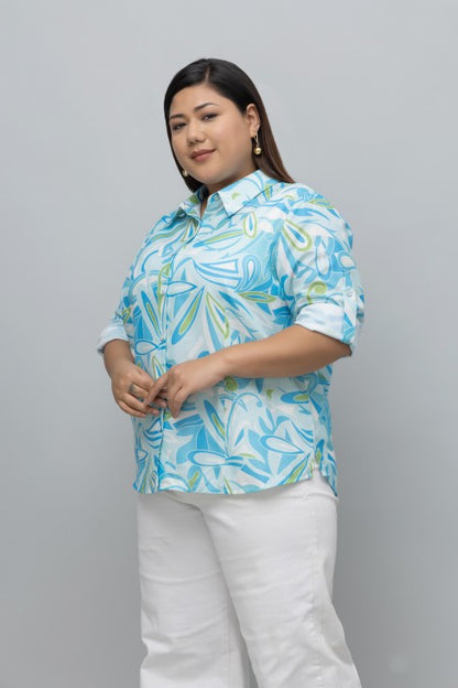 Abstract Print Shirt