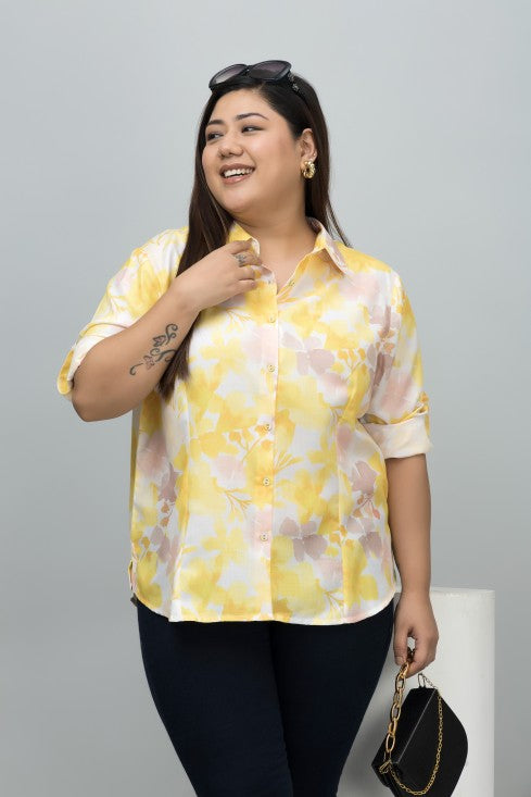 Floral Linen Shirt