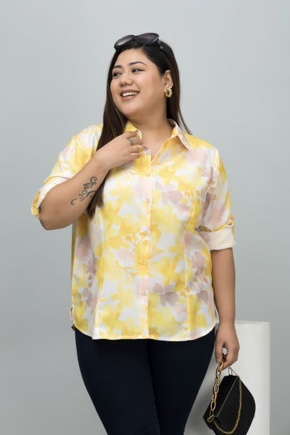 Floral Linen Shirt