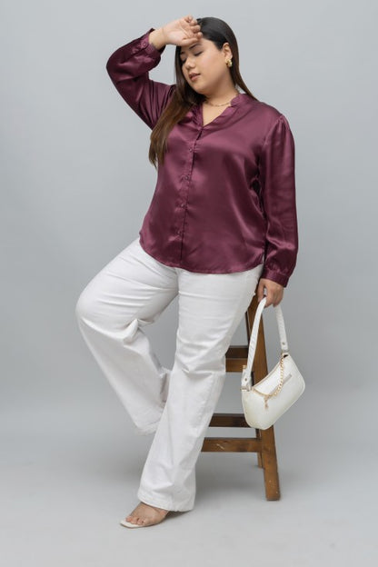 Solid Casual Shirt