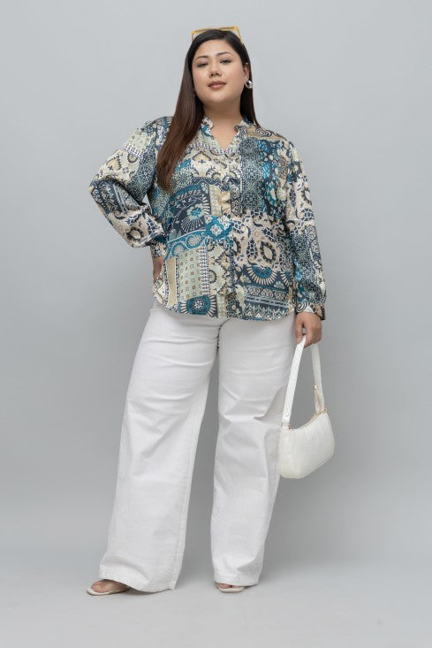 Abstract Print Shirt