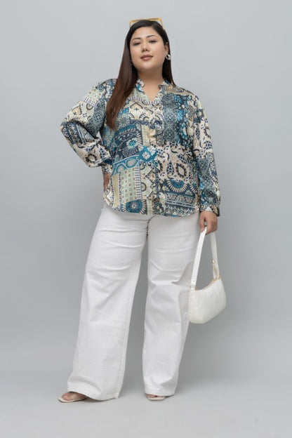 Abstract Print Shirt