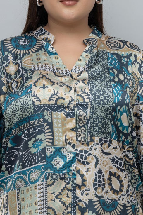 Abstract Print Shirt