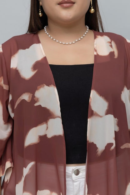 Abstract Print Kimono