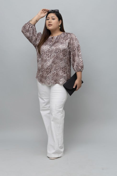 Animal Print Top