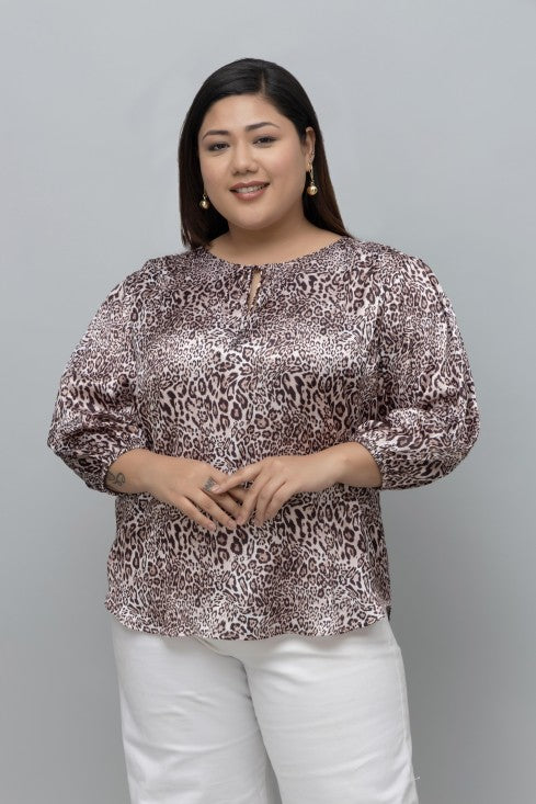 Animal Print Top