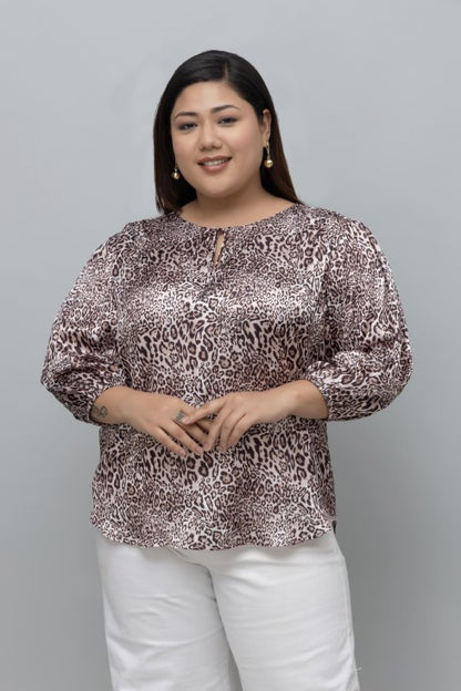 Animal Print Top