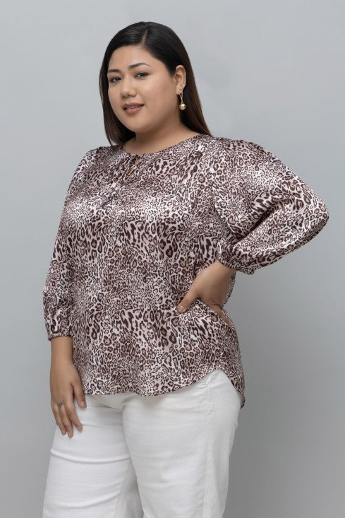 Animal Print Top